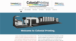 Desktop Screenshot of colonialprinting.net